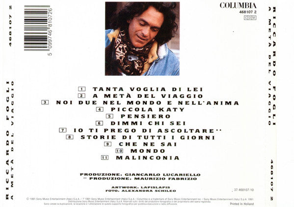 Riccardo Fogli : A Metà Del Viaggio (CD, Album)