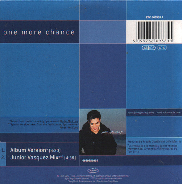 Julio Iglesias, Jr. : One More Chance (CD, Single)