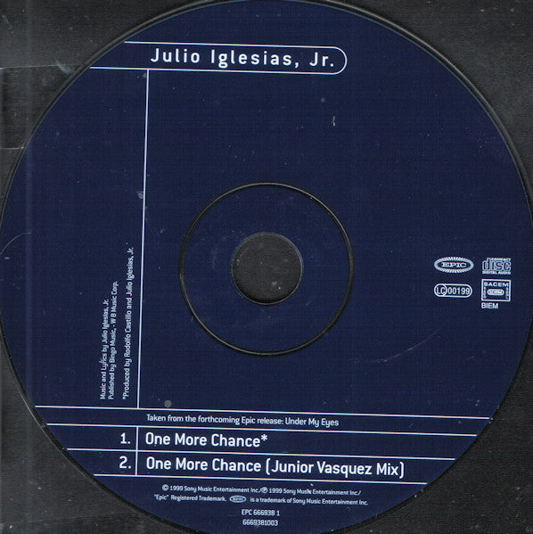 Julio Iglesias, Jr. : One More Chance (CD, Single)