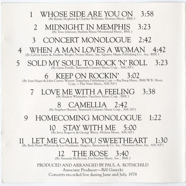 Bette Midler : The Rose (The Original Soundtrack Recording) (CD, Album, RE, Tar)