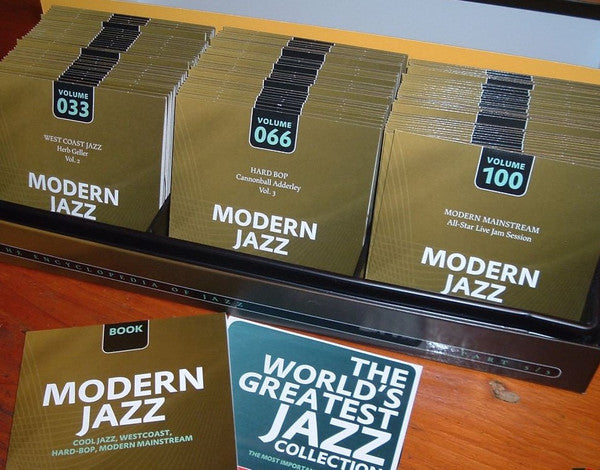 Various : Modern Jazz - Cool Jazz, WestCoast, Hard-Bop, Modern Mainstream (Box, Comp + 100xCD, Comp)