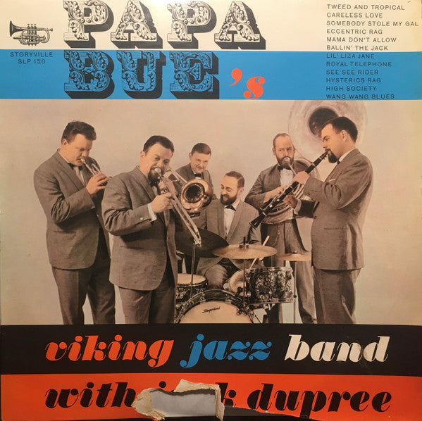Papa Bue's Viking Jazz Band And Champion Jack Dupree : Papa Bue's Viking Jazzband And Jack Dupree (LP, Album)