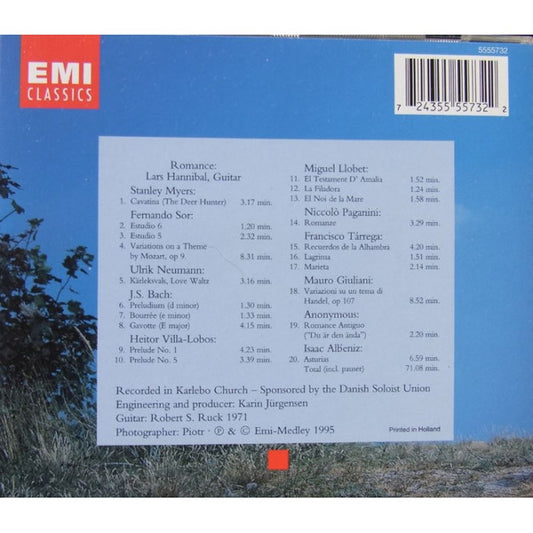 Lars Hannibal : Romance - Guitar - (CD, Album)