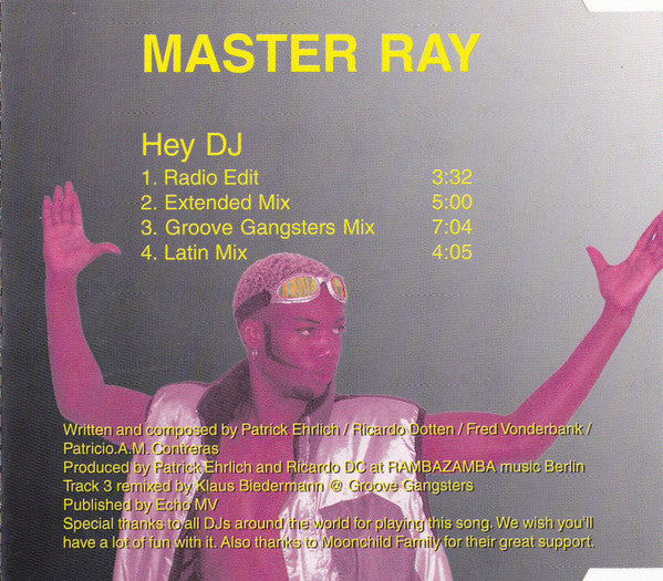 Master Ray : Hey DJ (CD, Maxi)