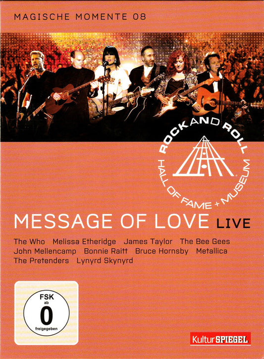 Various : Message Of Love (Live) (Rock And Roll Hall Of Fame + Museum) (DVD-V, NTSC)