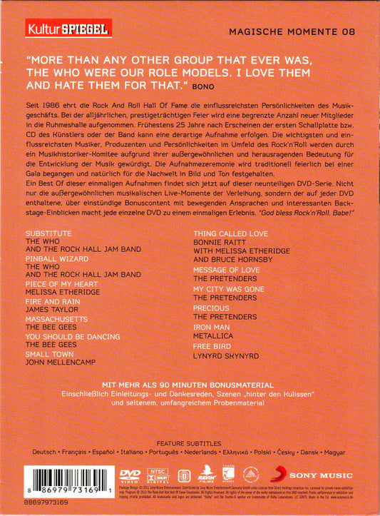 Various : Message Of Love (Live) (Rock And Roll Hall Of Fame + Museum) (DVD-V, NTSC)