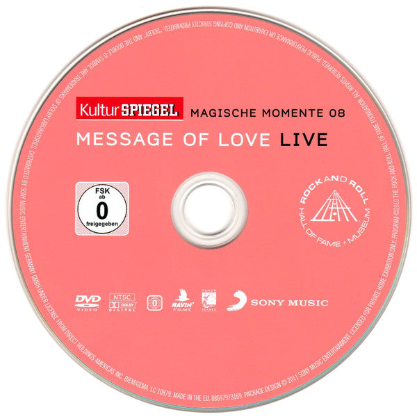 Various : Message Of Love (Live) (Rock And Roll Hall Of Fame + Museum) (DVD-V, NTSC)