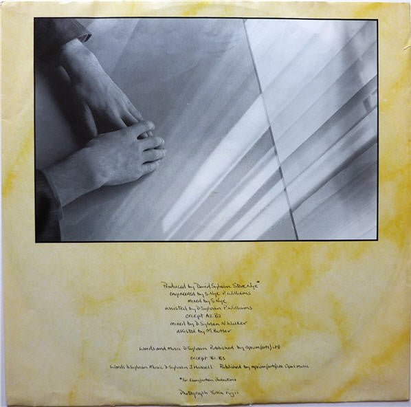 David Sylvian : Brilliant Trees (LP, Album, RE)