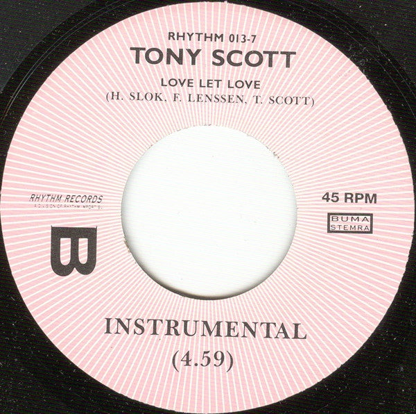 Tony Scott : Love Let Love (7", Single)
