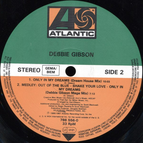 Debbie Gibson : Foolish Beat (12")