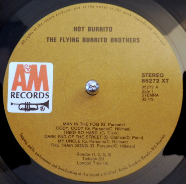 The Flying Burrito Bros : Hot Burrito (LP, Comp, Pos)
