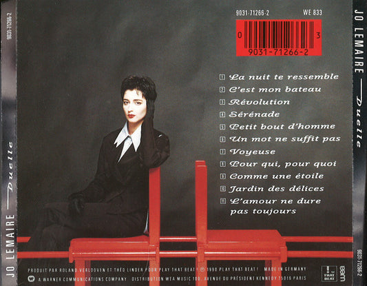 Jo Lemaire : Duelle (CD, Album)