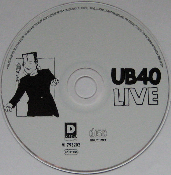 UB40 : Live (CD, Album, RE)