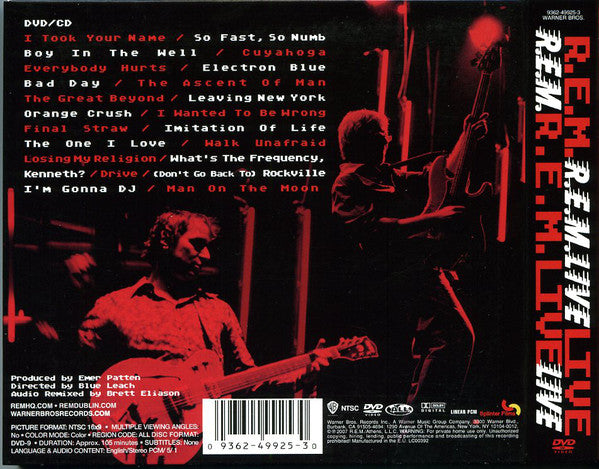 R.E.M. : Live (2xCD, Album + DVD-V, Multichannel, NTSC)