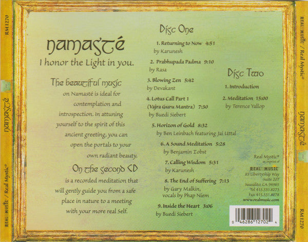 Various : Namasté  I Honor The Light In You (2xCD, Album)