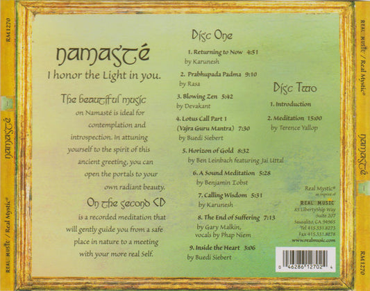 Various : Namasté  I Honor The Light In You (2xCD, Album)