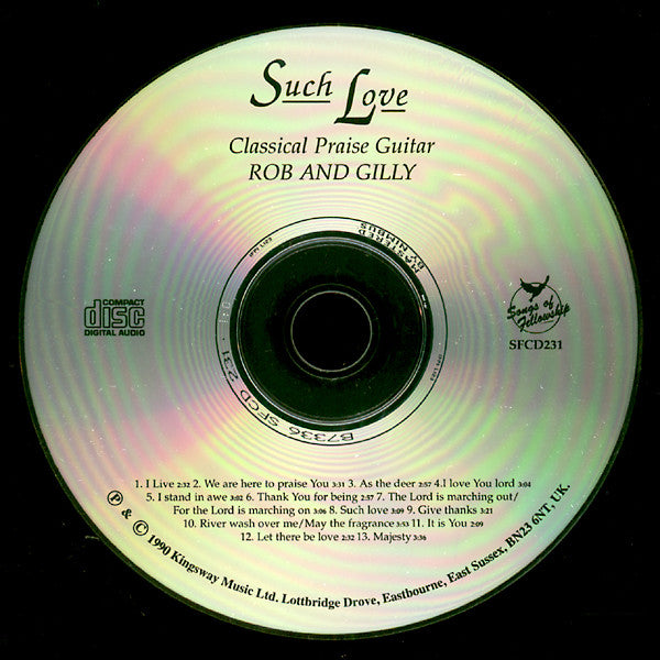 Rob And Gilly : Such Love (Classical Praise Guitar) (CD, Album, RE)