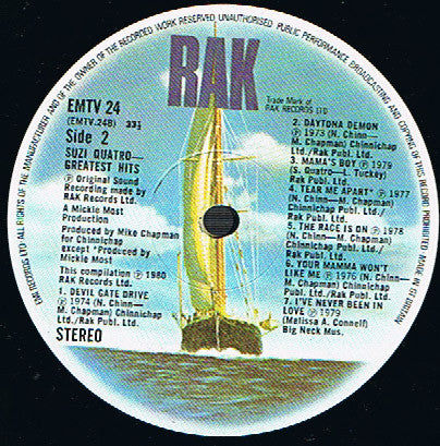 Suzi Quatro : Greatest Hits (LP, Comp)
