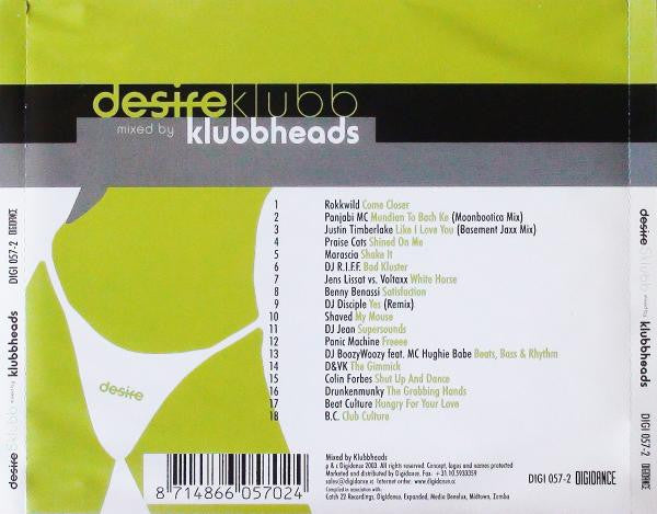 Klubbheads : Desire Klubb 5 (CD, Mixed)