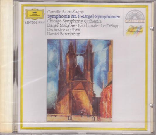 Camille Saint-Saëns, Chicago Symphony Orchestra, Orchestre De Paris, Daniel Barenboim : Symphony Nr. 3 »Orgel-Symphonie« (CD, Comp, RM, S/Edition)