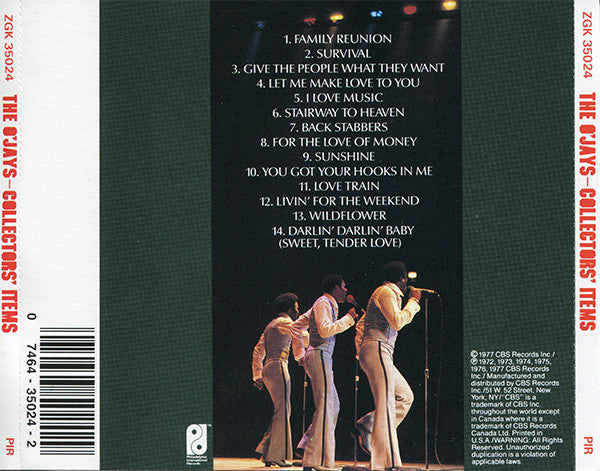 The O'Jays : Collectors' Items (CD, Comp, RE)