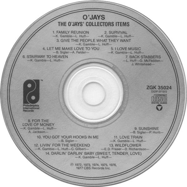 The O'Jays : Collectors' Items (CD, Comp, RE)