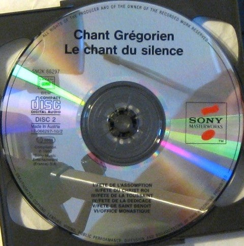 Various : Chant Gregorien - Le Chant Du Silence (2xCD, Comp, RE)