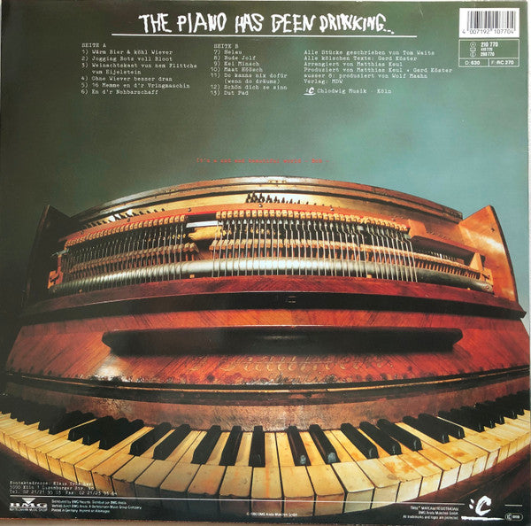 The Piano Has Been Drinking... : The Piano Has Been Drinking... (LP, Album)