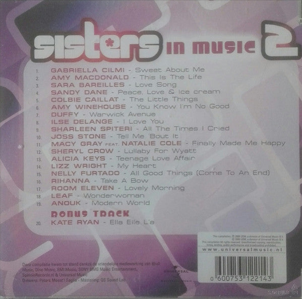 Various : Sisters In Music 2 (CD, Comp, Sup)