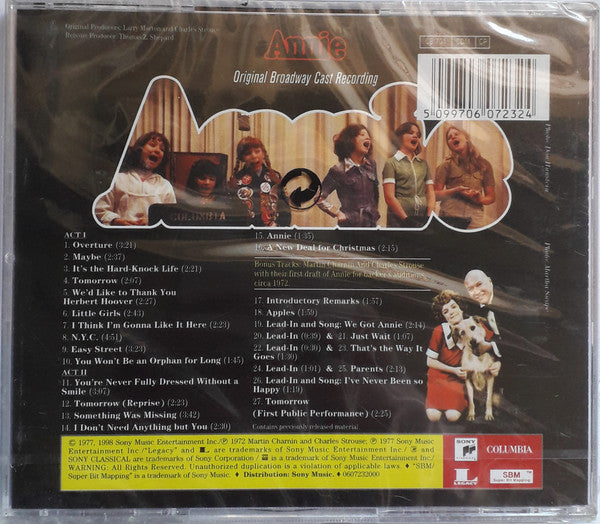Charles Strouse, Martin Charnin : Annie (Original Cast Recording) (CD, Album, RE, RM)