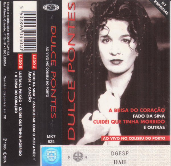 Dulce Pontes : Ao Vivo No Coliseu Do Porto (Cass, S/Edition)
