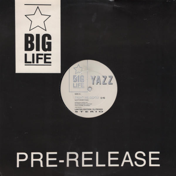 Yazz : Treat Me Good (12", S/Sided, Etch, Ltd, Promo)