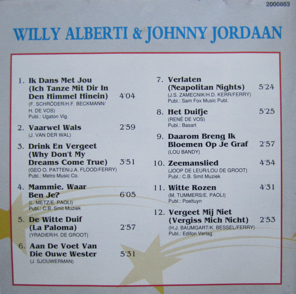 Willy Alberti & Johnny Jordaan : Willy Alberti & Johnny Jordaan (CD, Comp)