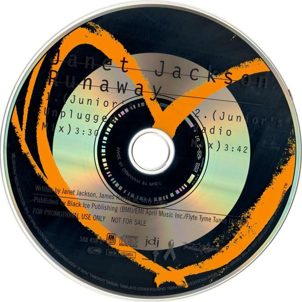 Janet Jackson : Runaway (CD, Single, Promo)