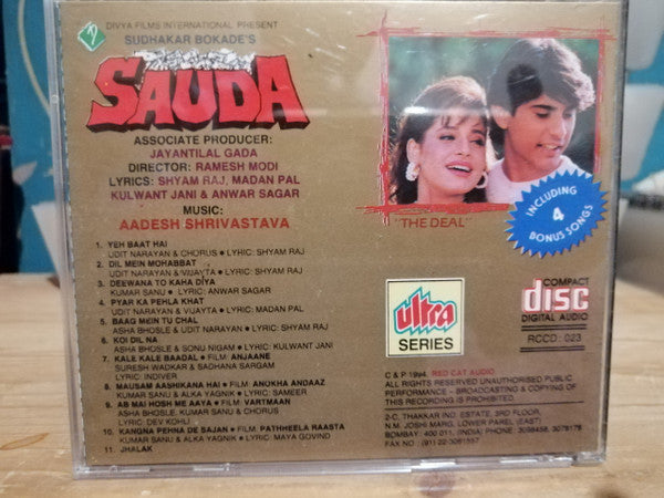 Aadesh Shrivastava : Sauda (CD)