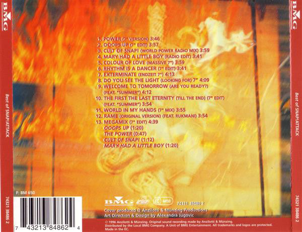 Snap! : Snap! Attack - Best Of (CD, Comp)