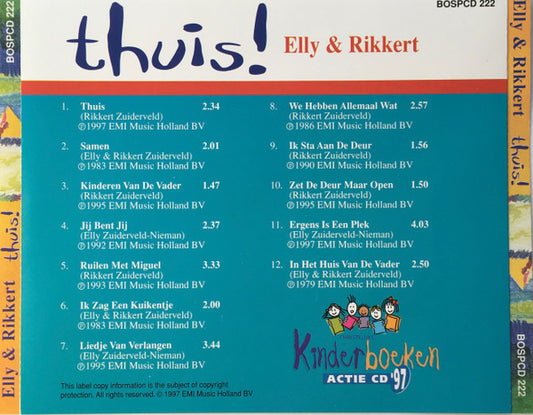 Elly & Rikkert : Thuis (CD, Comp)