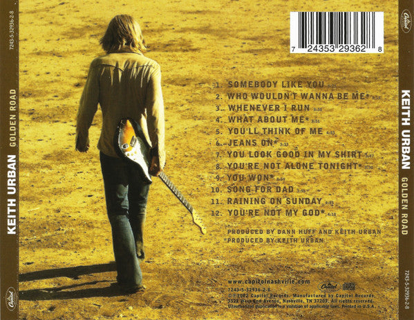 Keith Urban : Golden Road (CD, Album, RP, Cin)