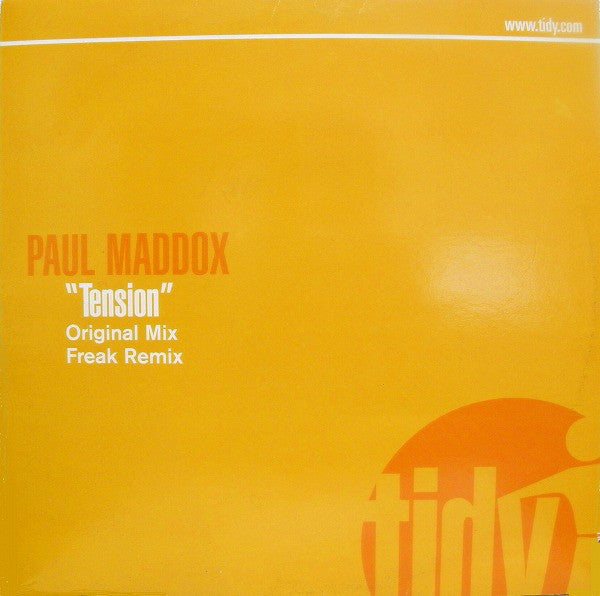 Paul Maddox : Tension (12")