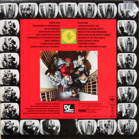 Public Enemy : It Takes A Nation Of Millions To Hold Us Back (LP, Album)