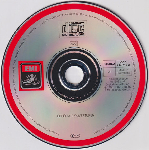 Various : Berühmte Ouvertüren (CD, Comp, RM)