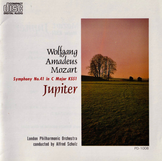 Wolfgang Amadeus Mozart, London Philharmonic Orchestra (2), Alfred Scholz : Symphony No. 41 In C Major K551  Jupiter (CD, Album)