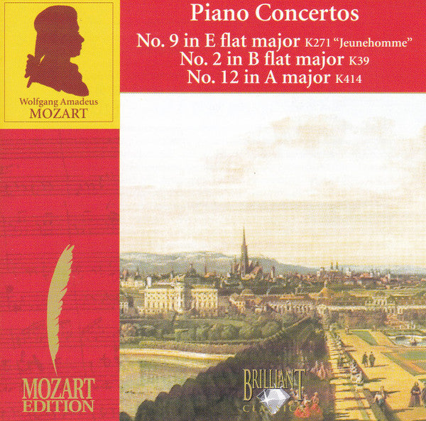 Wolfgang Amadeus Mozart : Piano Concertos No. 9 In E Flat Major K271 "Jeunehomme" / No. 2 In B Flat Major K39 / No. 12 In A Major K414 (CD)