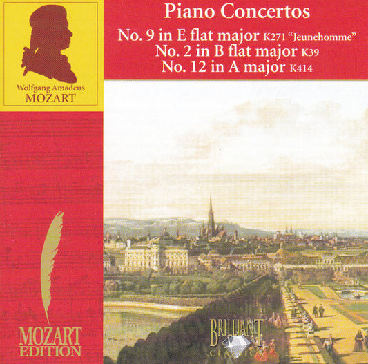 Wolfgang Amadeus Mozart : Piano Concertos No. 9 In E Flat Major K271 "Jeunehomme" / No. 2 In B Flat Major K39 / No. 12 In A Major K414 (CD)