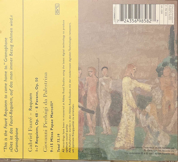 Gabriel Fauré, Giovanni Pierluigi da Palestrina, The King's College Choir Of Cambridge, David Willcocks : Requiem (CD)