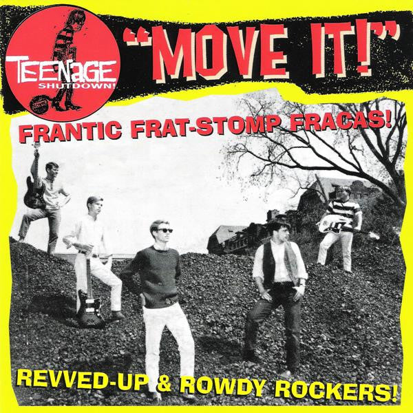 Various : "Move It!" (Frantic Frat-Stomp Fracas! Revved-Up & Rowdy Rockers!) (CD, Comp)