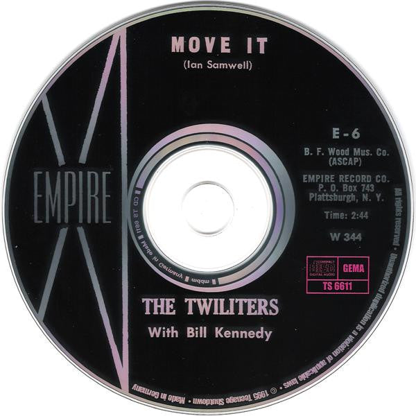 Various : "Move It!" (Frantic Frat-Stomp Fracas! Revved-Up & Rowdy Rockers!) (CD, Comp)