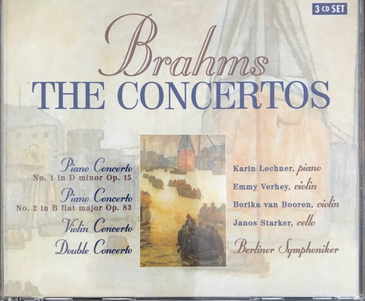 Johannes Brahms : The Concertos (3xCD, Comp)