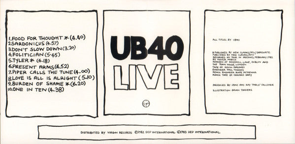 UB40 : Live (CD, Album)