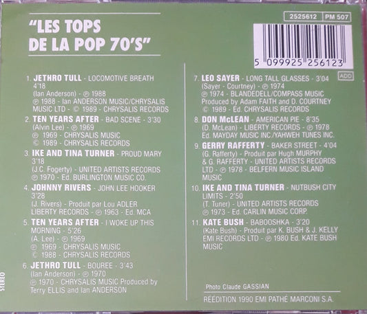 Various : Les Tops De La Pop 70's (CD, Album, Comp)